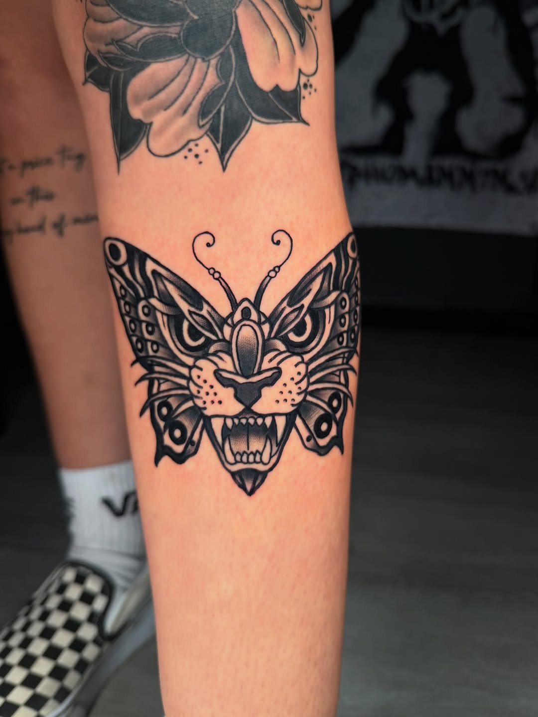 Tattoo by @subhumanninja — american_traditional, black_and_grey