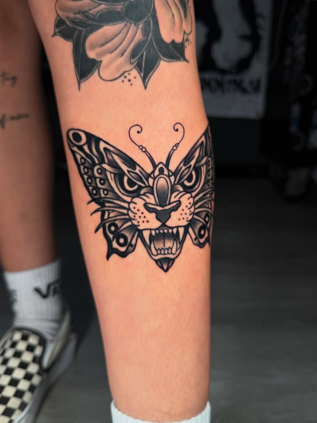 Tattoo by @subhumanninja — american_traditional, black_and_grey