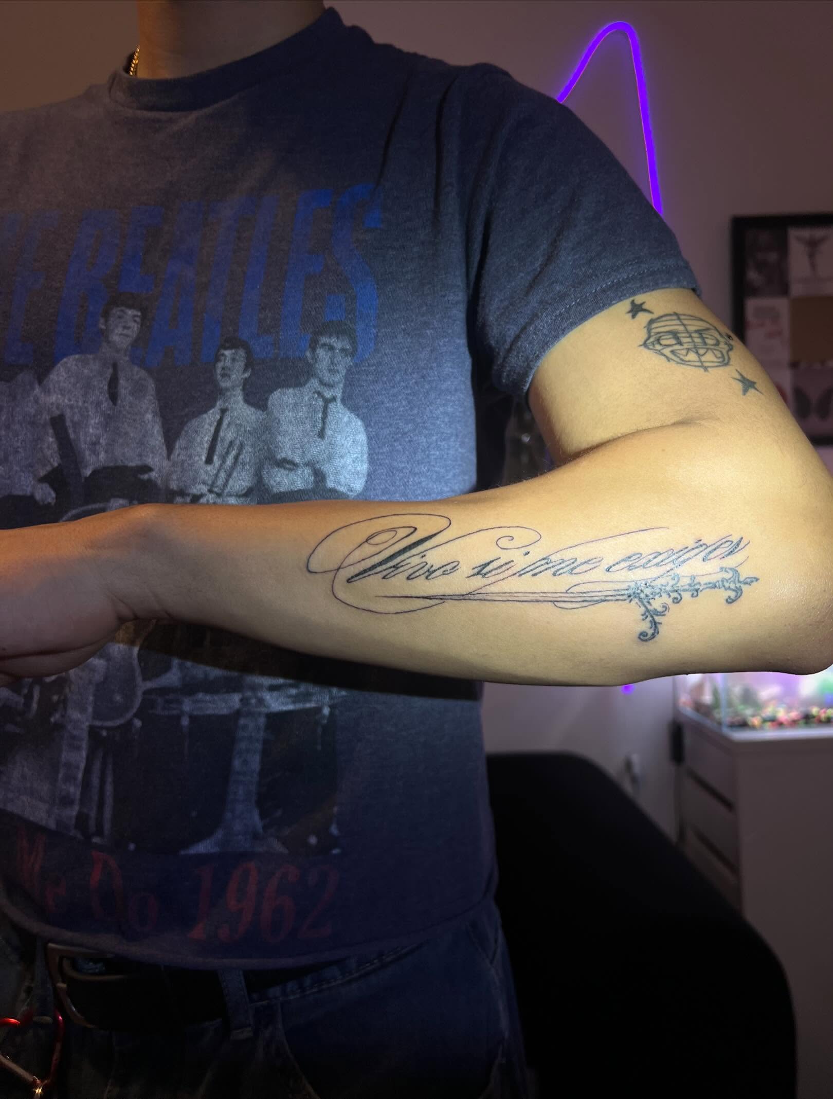 Tattoo by @tattg1rl — lettering_script