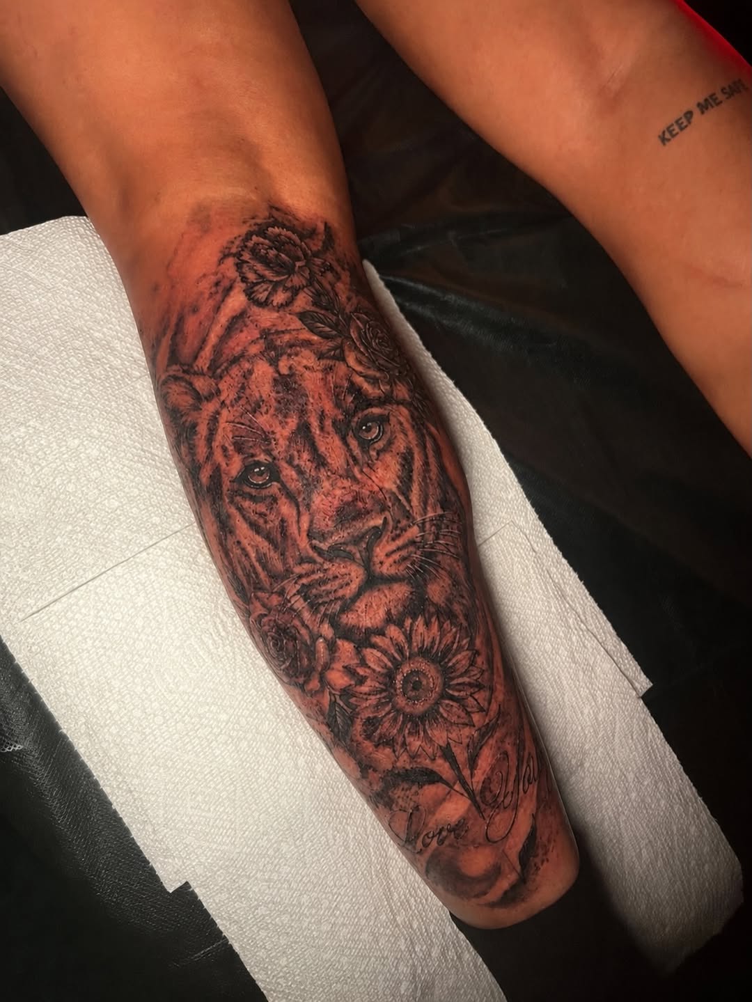 Tattoo by @redinkdtattoos — realism, black_and_grey