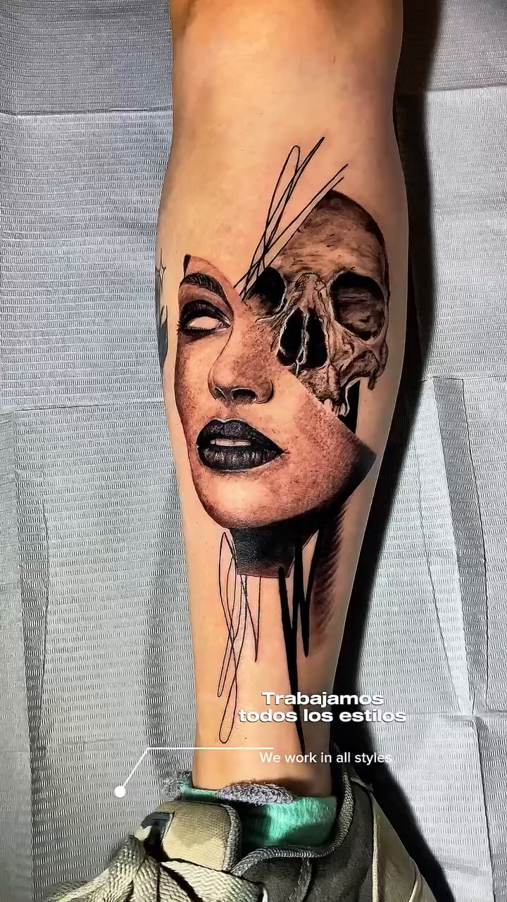 Tattoo by @sebastrussy — realism, black_and_grey