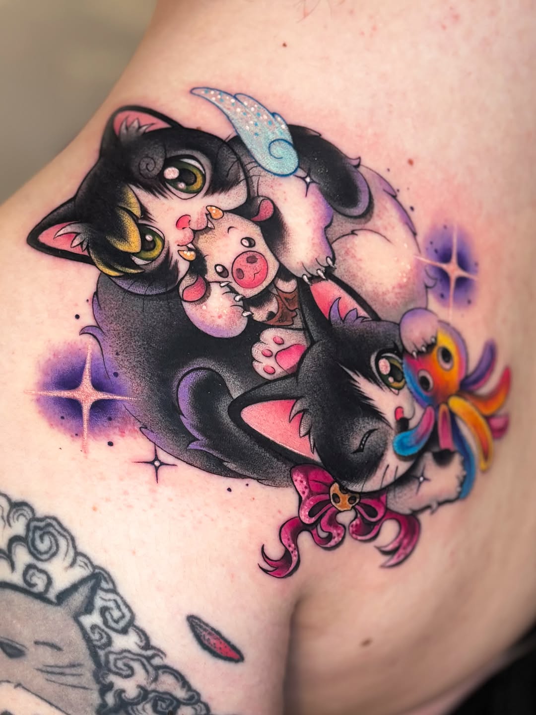 Tattoo by @maria.catwaii.tattoos — new_school, chicano