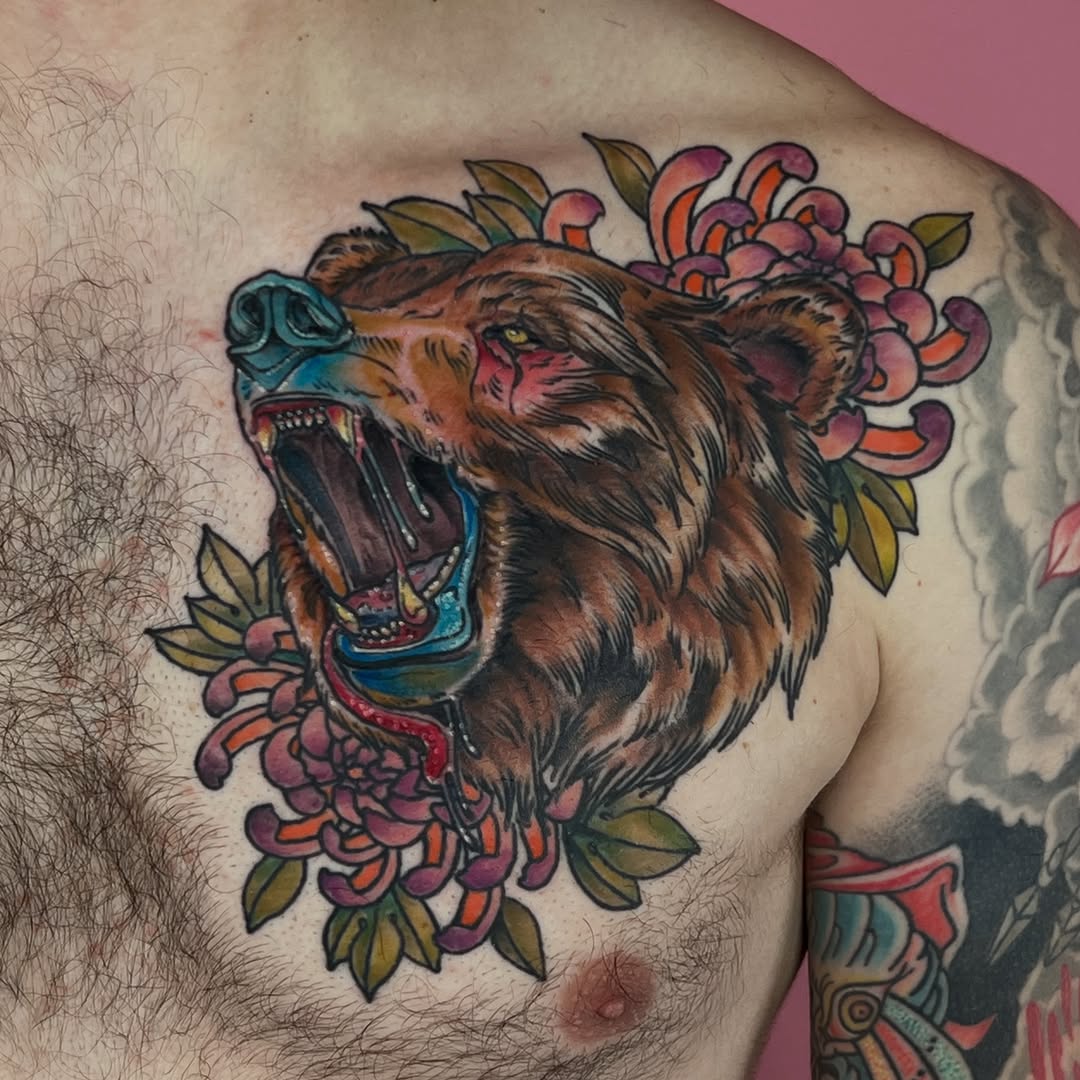 Tattoo by @omnomrapter — neo_traditional, japanese_irezumi