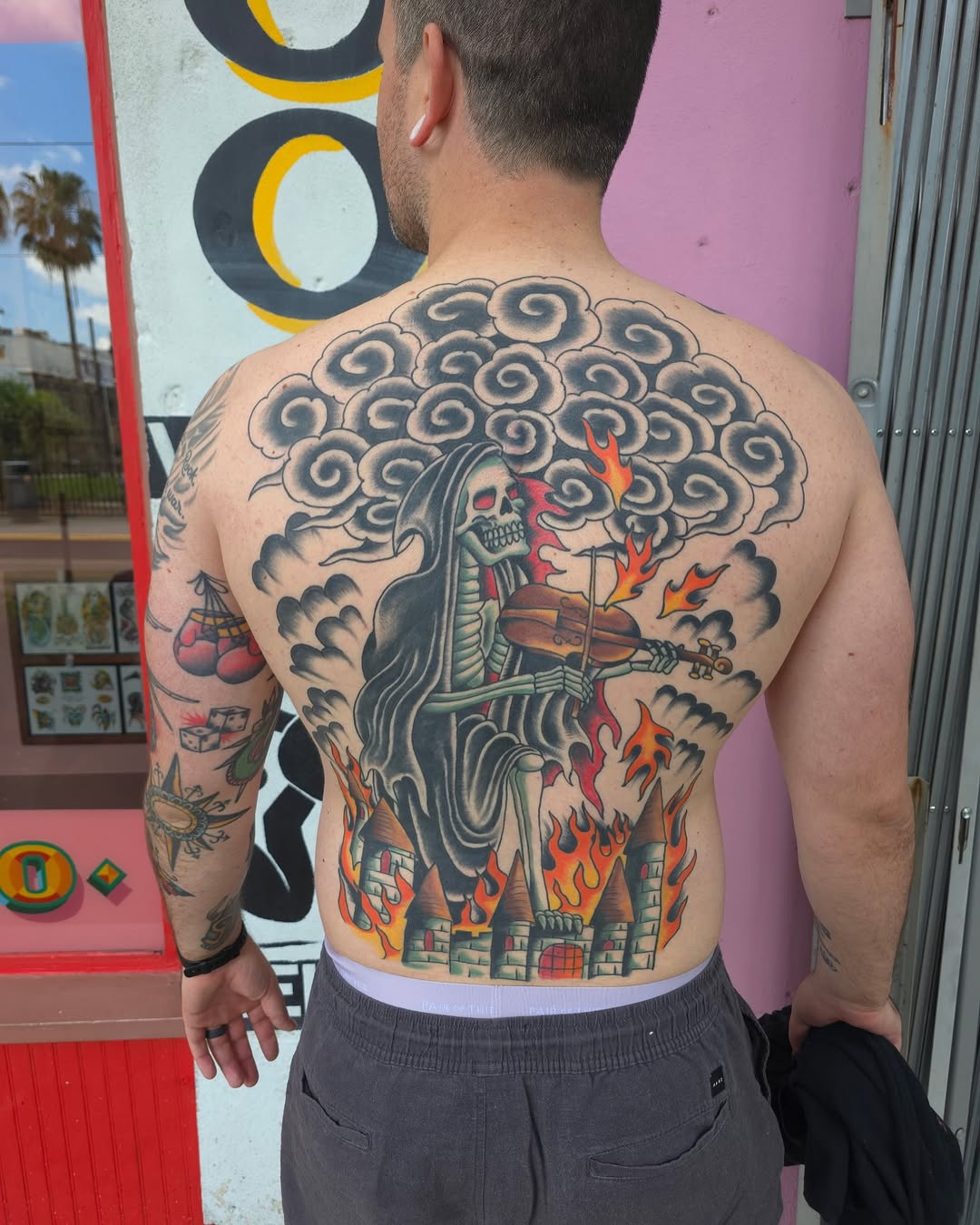 Tattoo by @cowboykaiju — american_traditional, neo_traditional