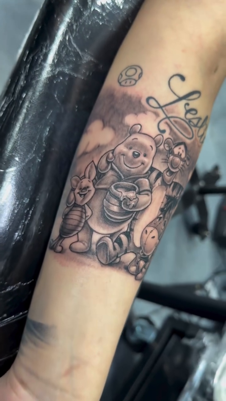 Tattoo by @dktatts — realism, black_and_grey