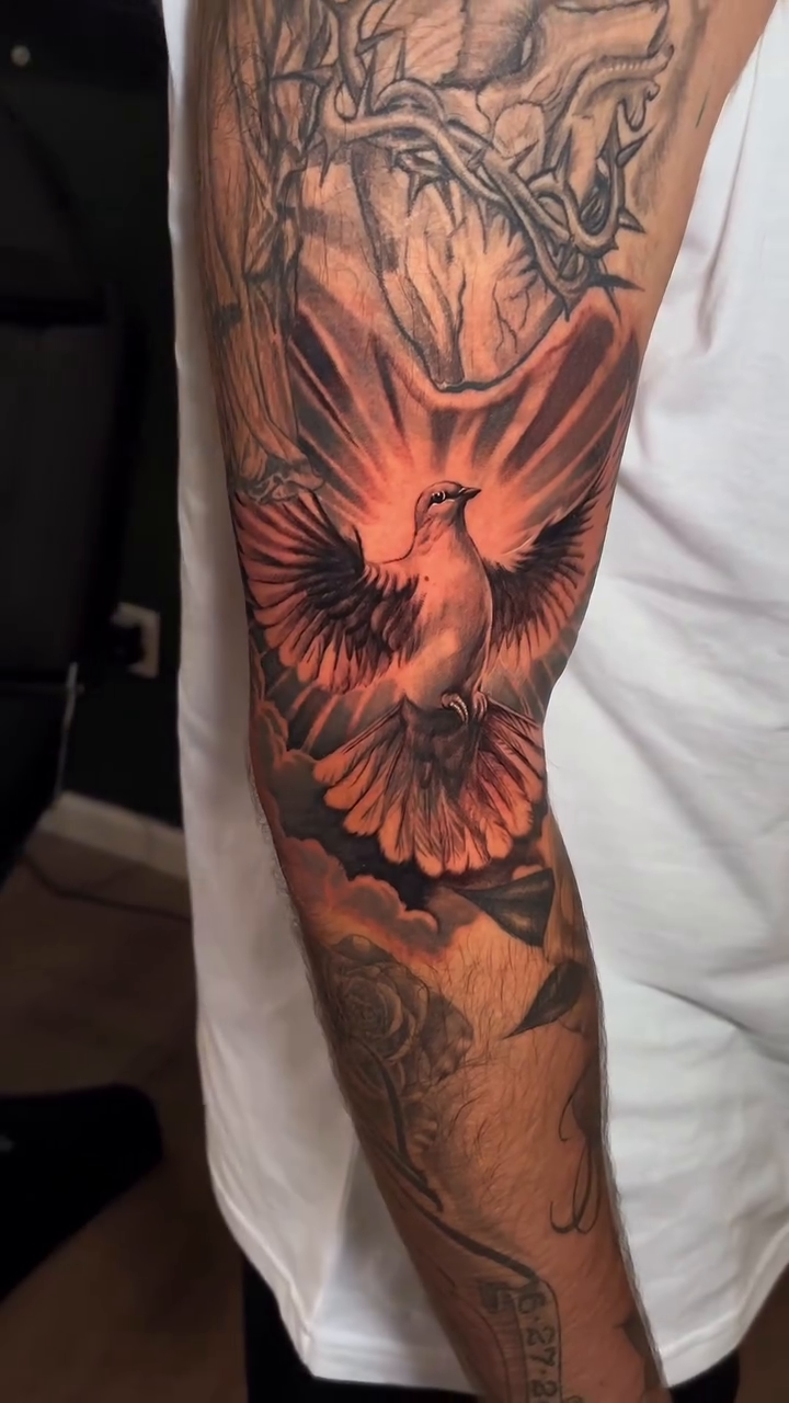 Tattoo by @3mtattoos — realism, black_and_grey