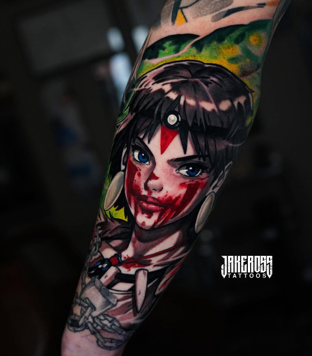 Tattoo by @jakerosstattoos — anime, realism