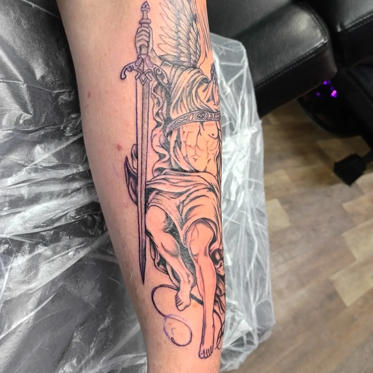 Tattoo by @mamabirdstattoos.piercings — black_and_grey, realism