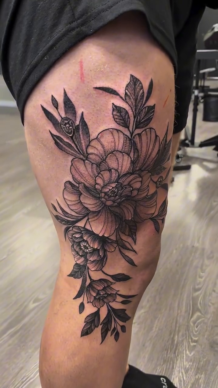 Tattoo by @gersaint — black_and_grey, realism