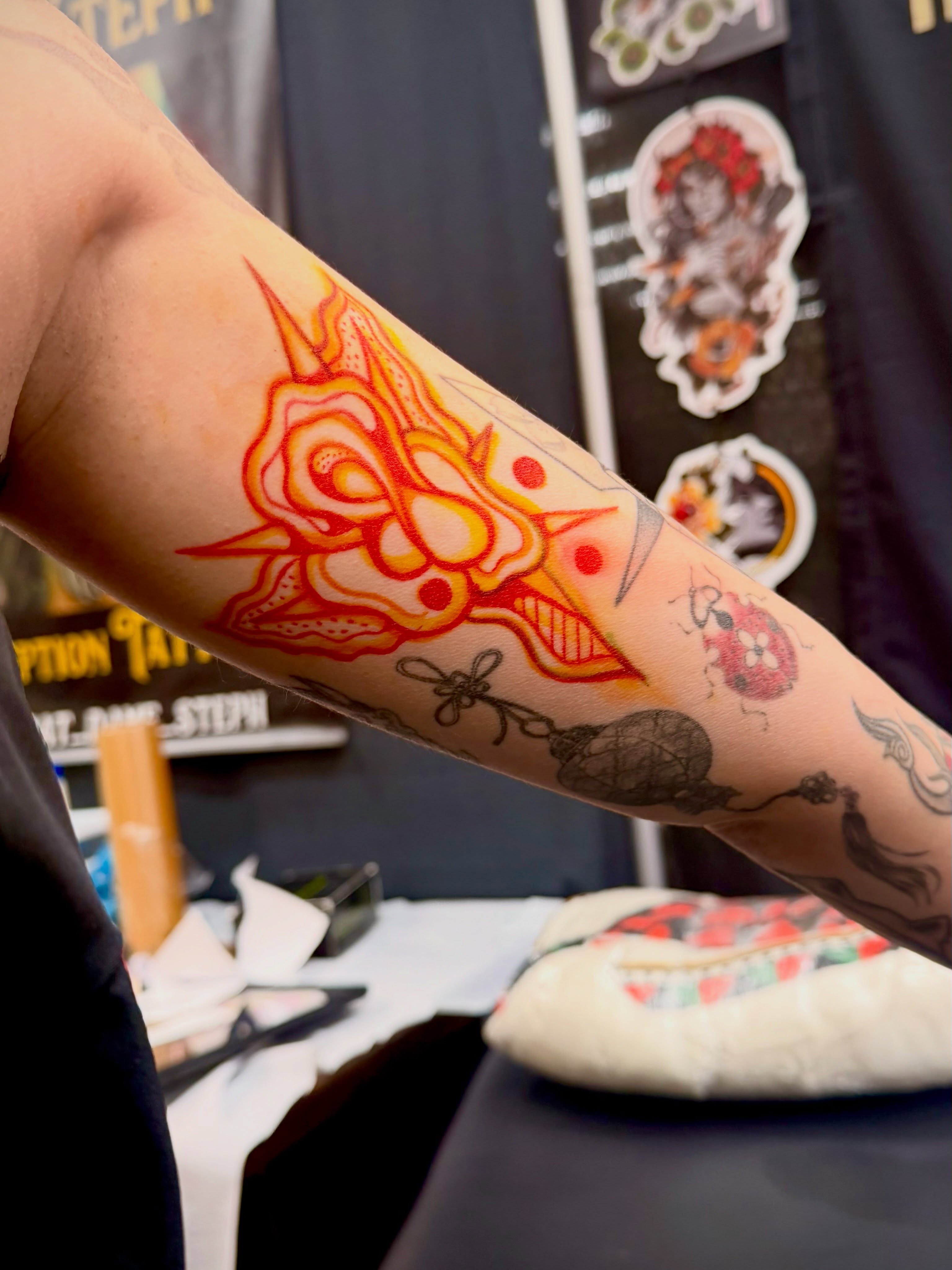 Tattoo by @rogerkampo — neo_traditional, dotwork