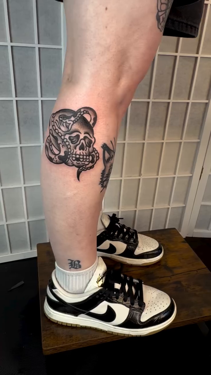 Tattoo by @sadvladink — black_and_grey, realism