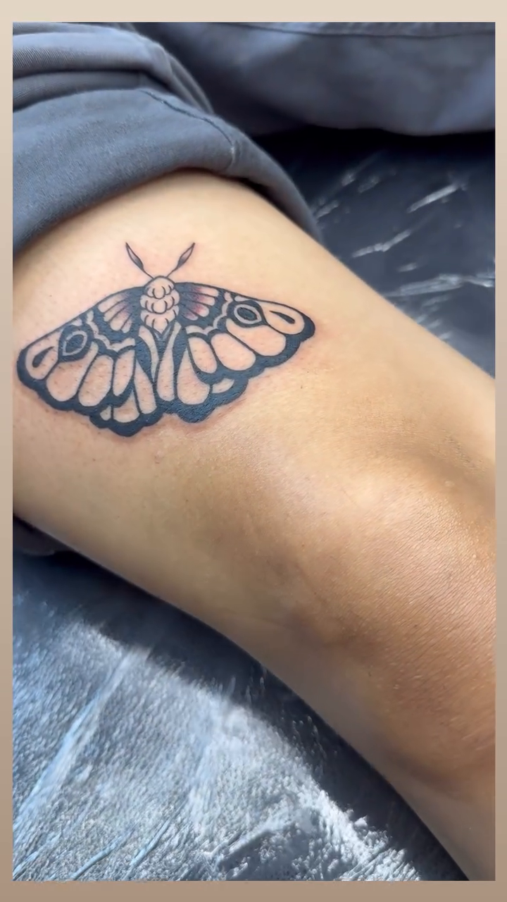 Tattoo by @ashytatty — blackwork