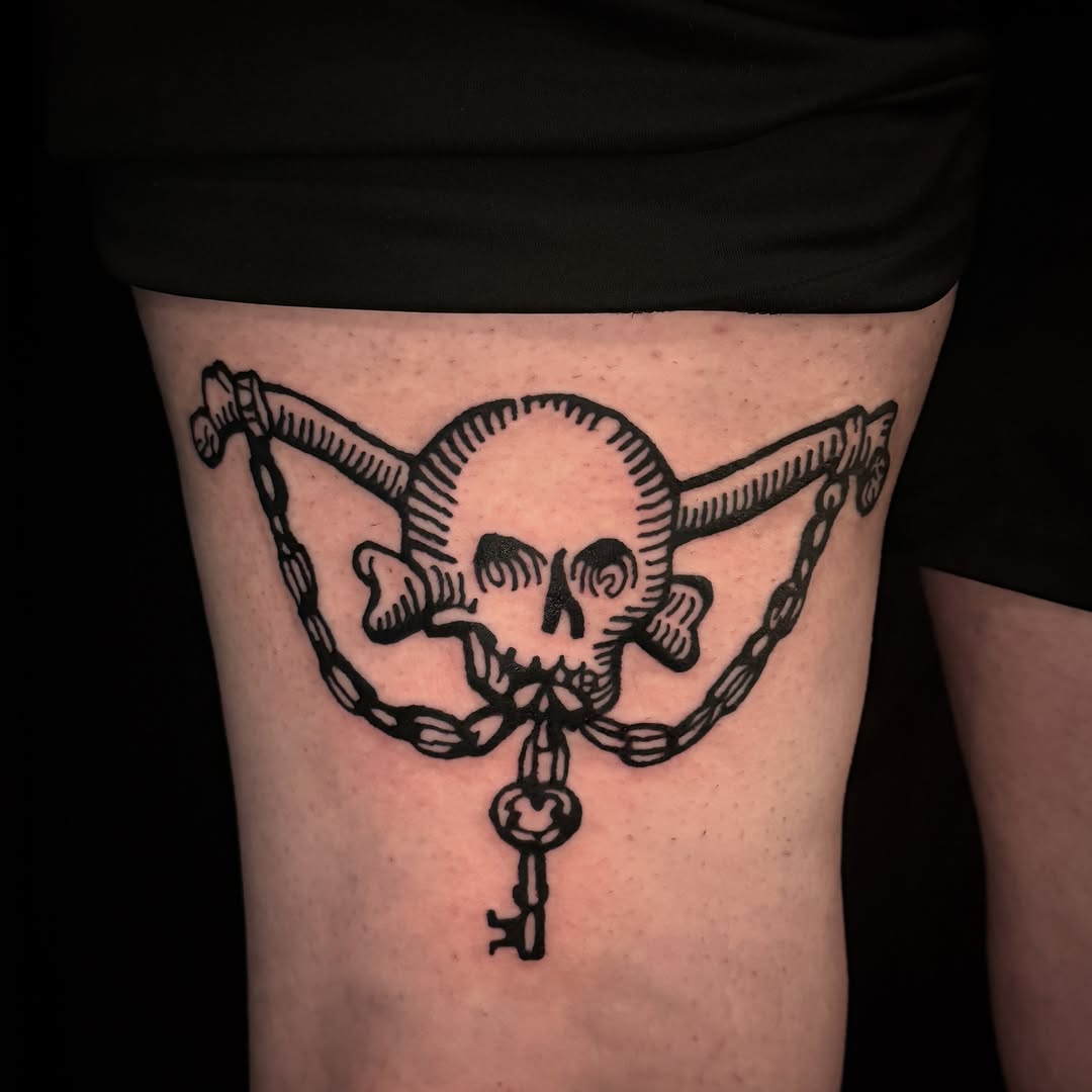 Tattoo by @hexcellenta — blackwork, lettering_script