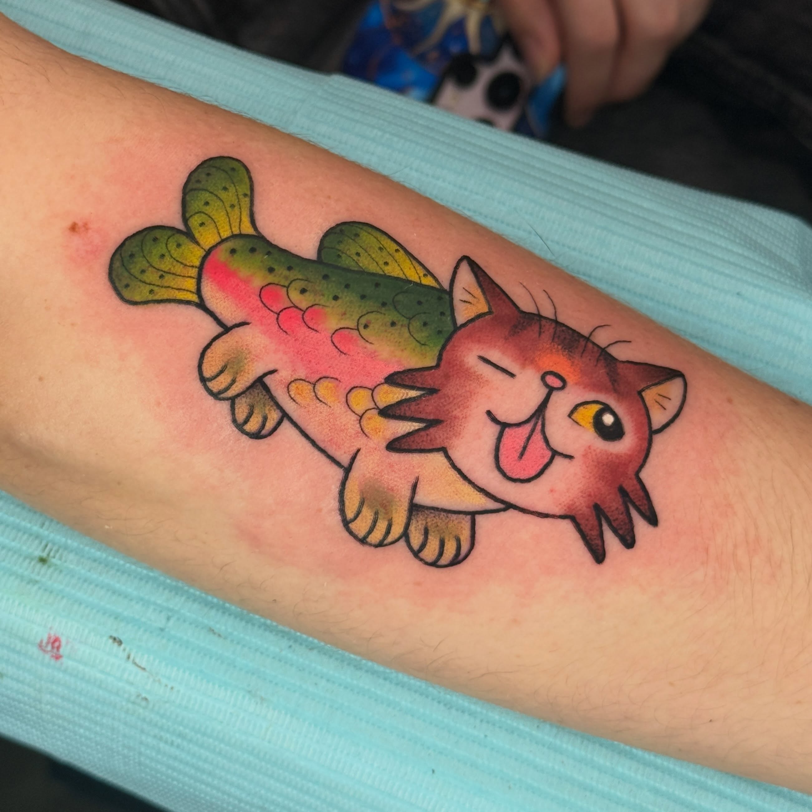 Tattoo by @beachw00f — dotwork
