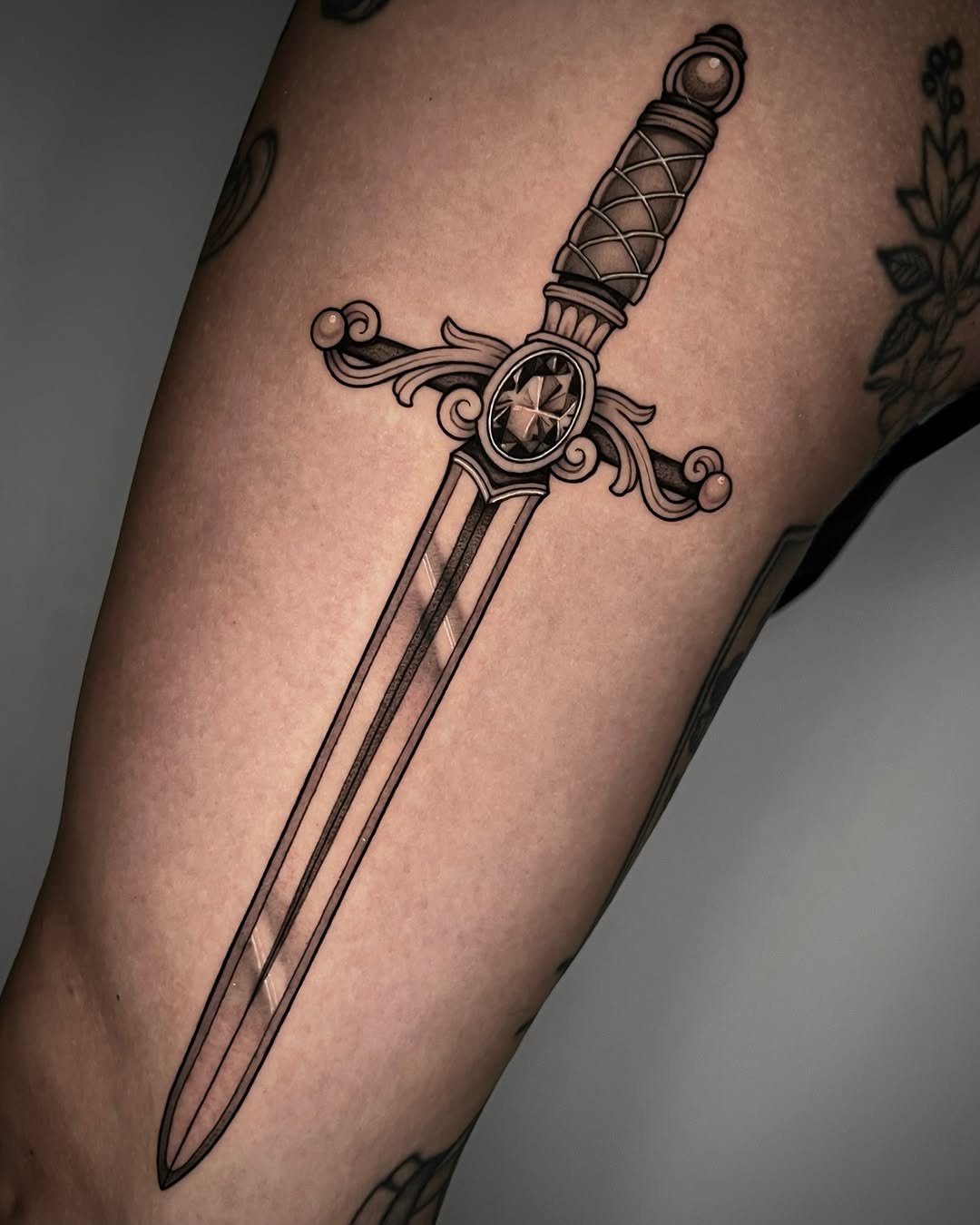Tattoo by @caitybugink โ black_and_grey, realism
