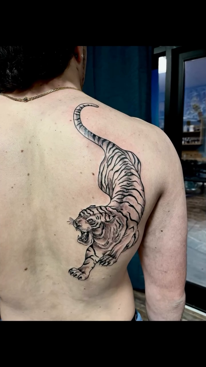 Tattoo by @rayscott_tattoo — black_and_grey, realism