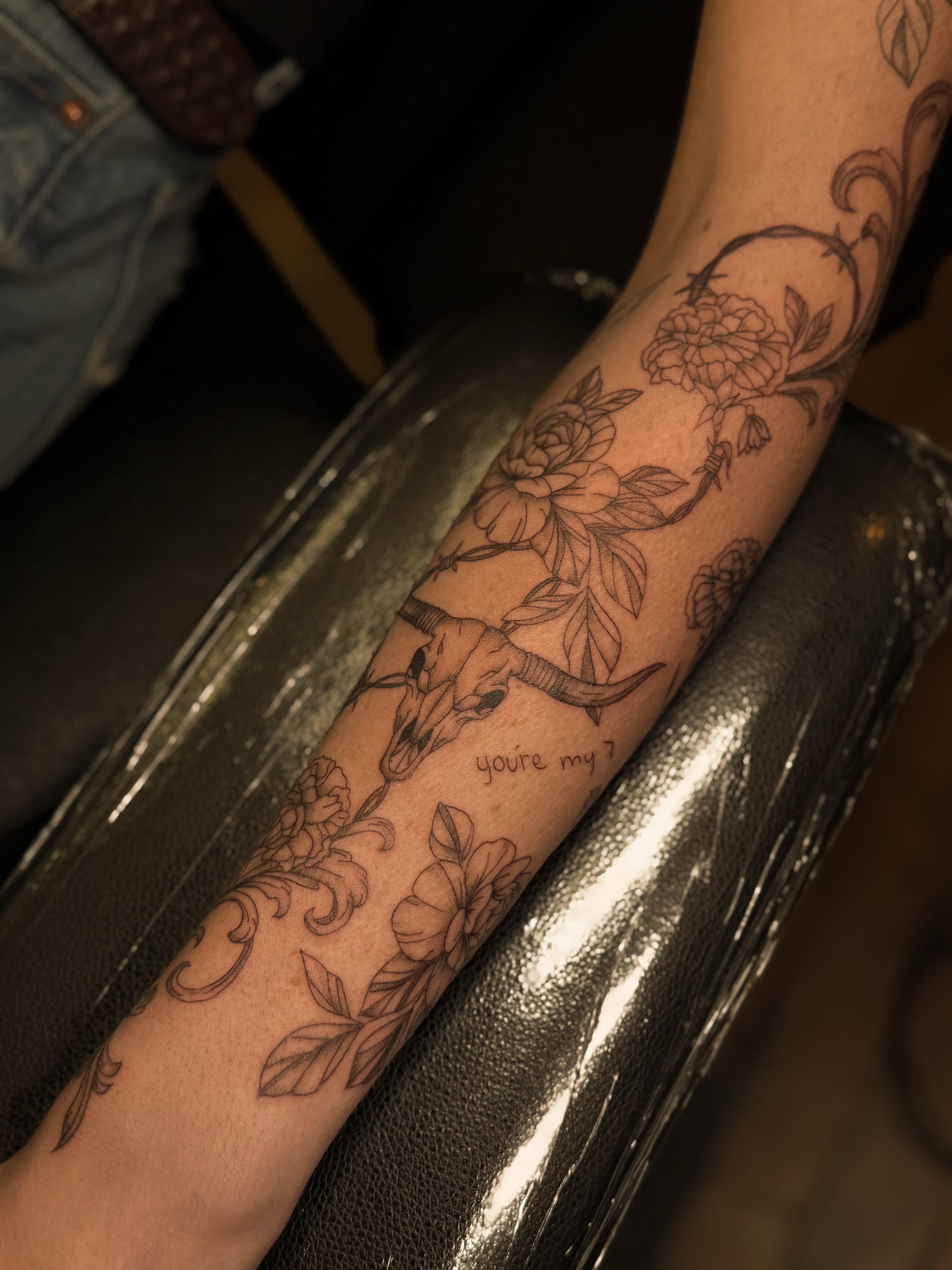 Tattoo by @wildcoyoteco — black_and_grey