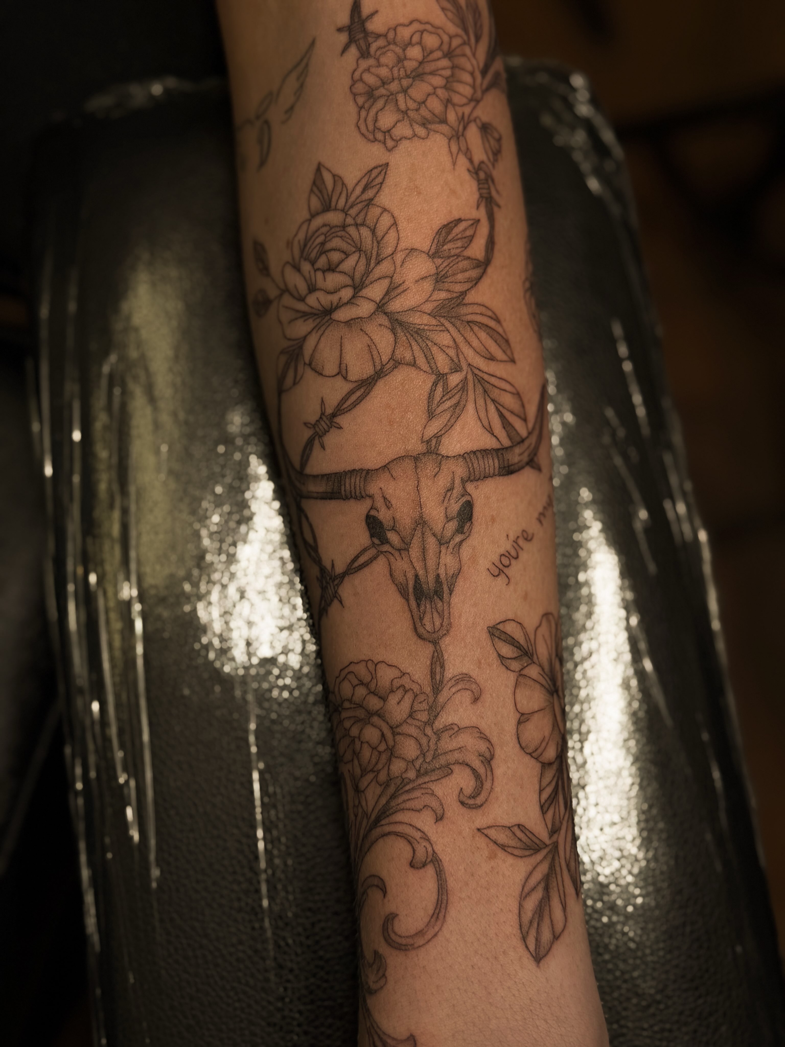 Tattoo by @wildcoyoteco — black_and_grey