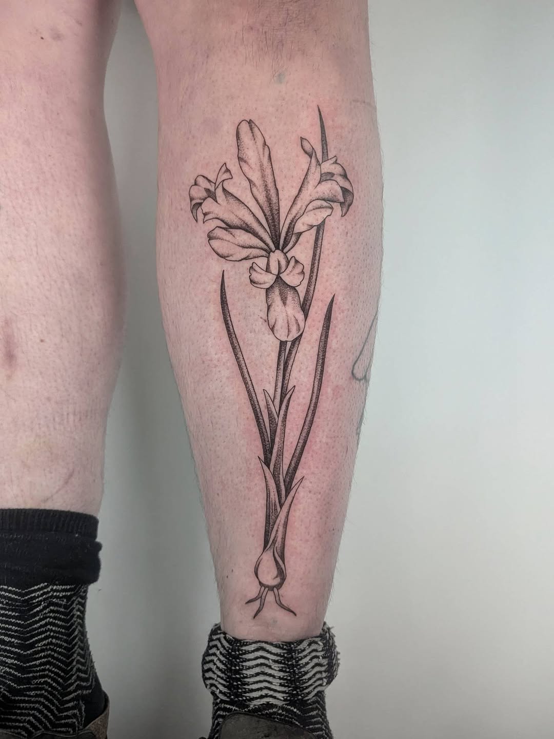 Tattoo by @courtneyy.tattoos — black_and_grey, fine_line