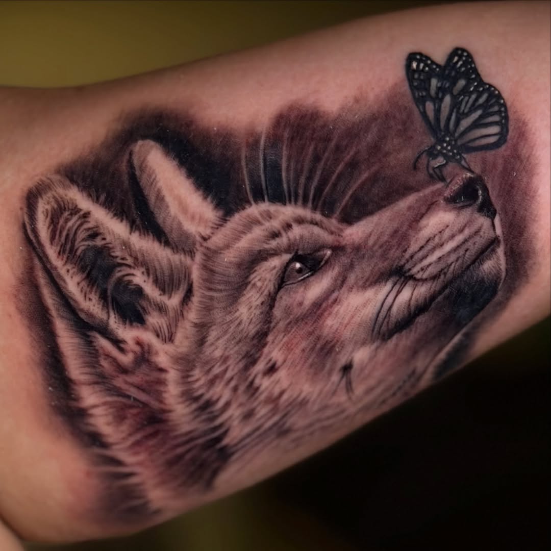 Tattoo by @bull_liquidchaos — realism, black_and_grey