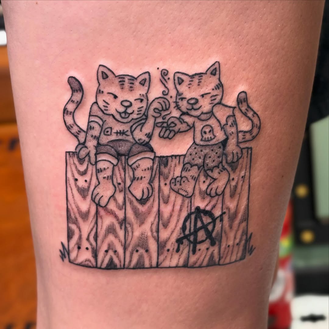 Tattoo by @toughcookietattoo — ignorant, black_and_grey