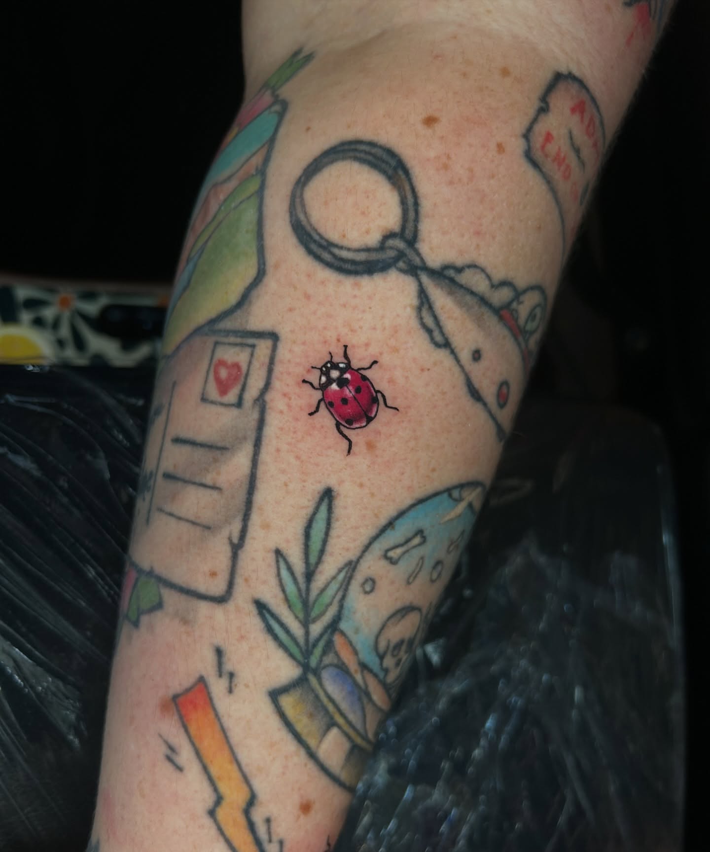 Tattoo by @inclusiveink_fran — trash_polka