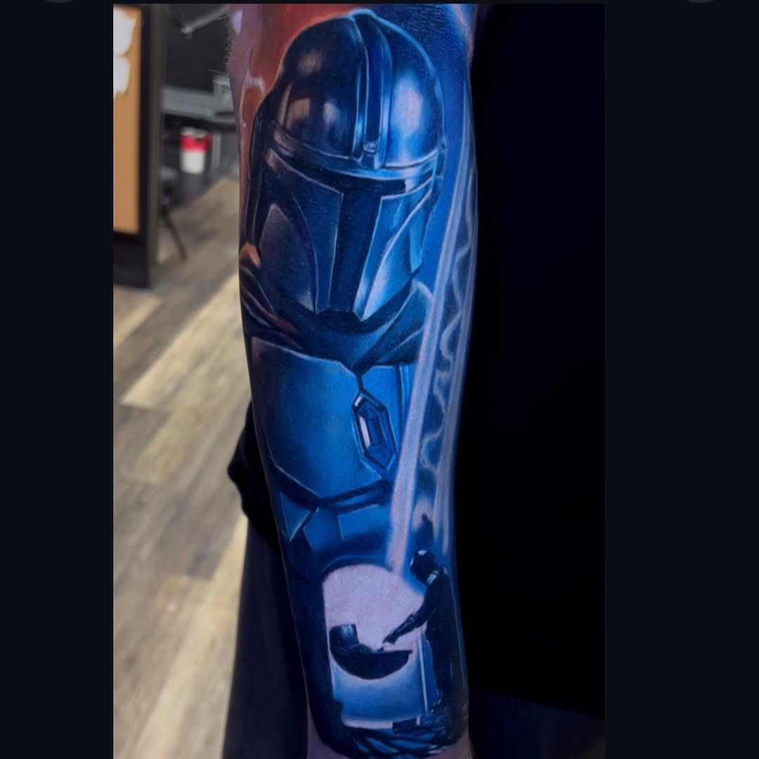 Tattoo by @brandonsommerstattoo — realism, black_and_grey