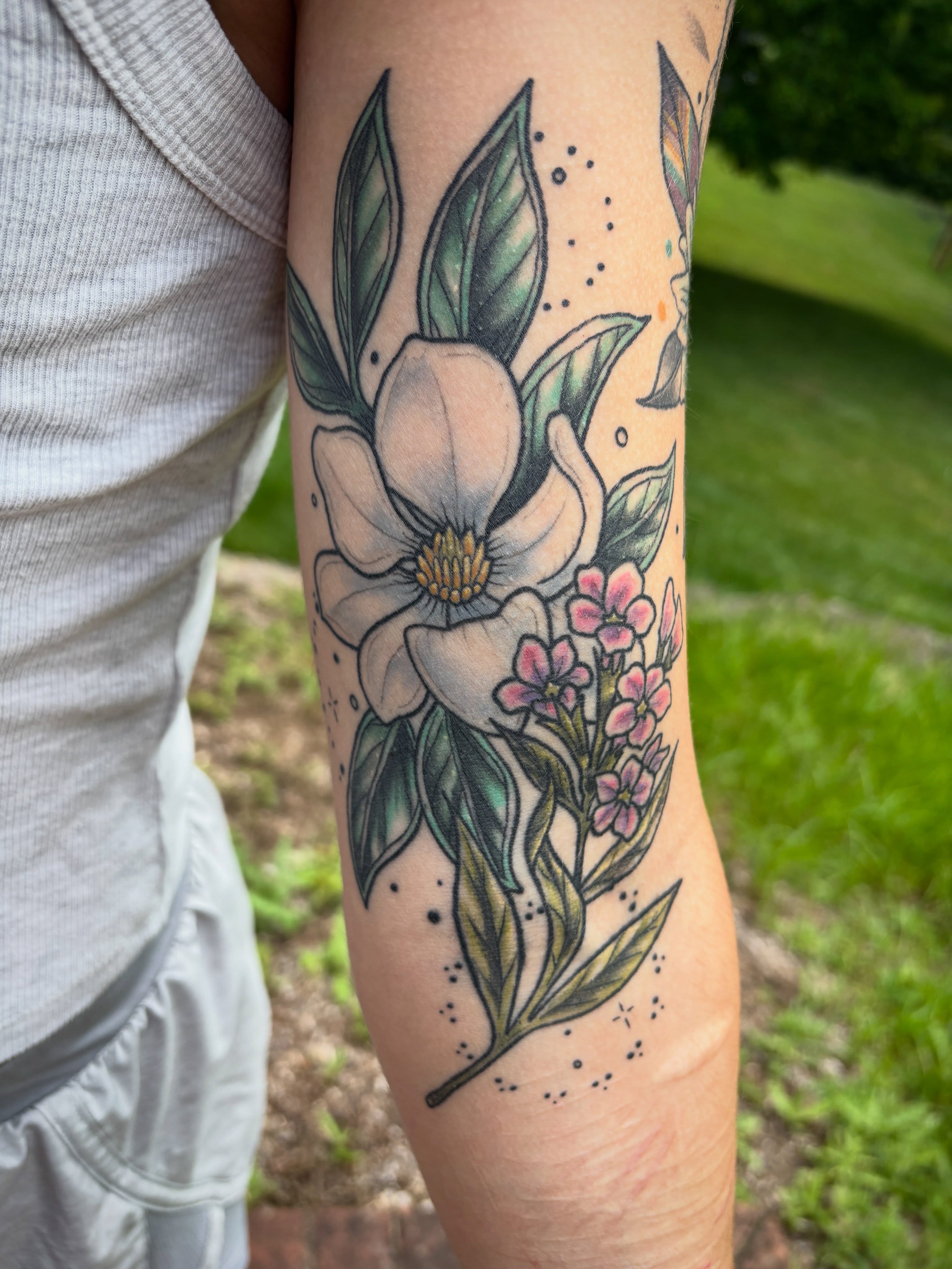 Tattoo by @louddoodle — dotwork, realism