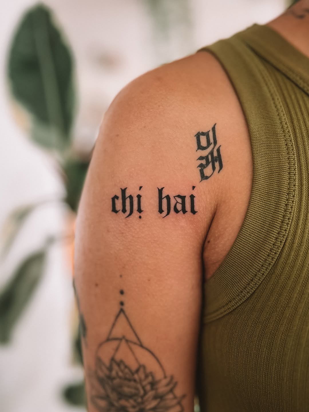Tattoo by @sebrinapham — lettering_script