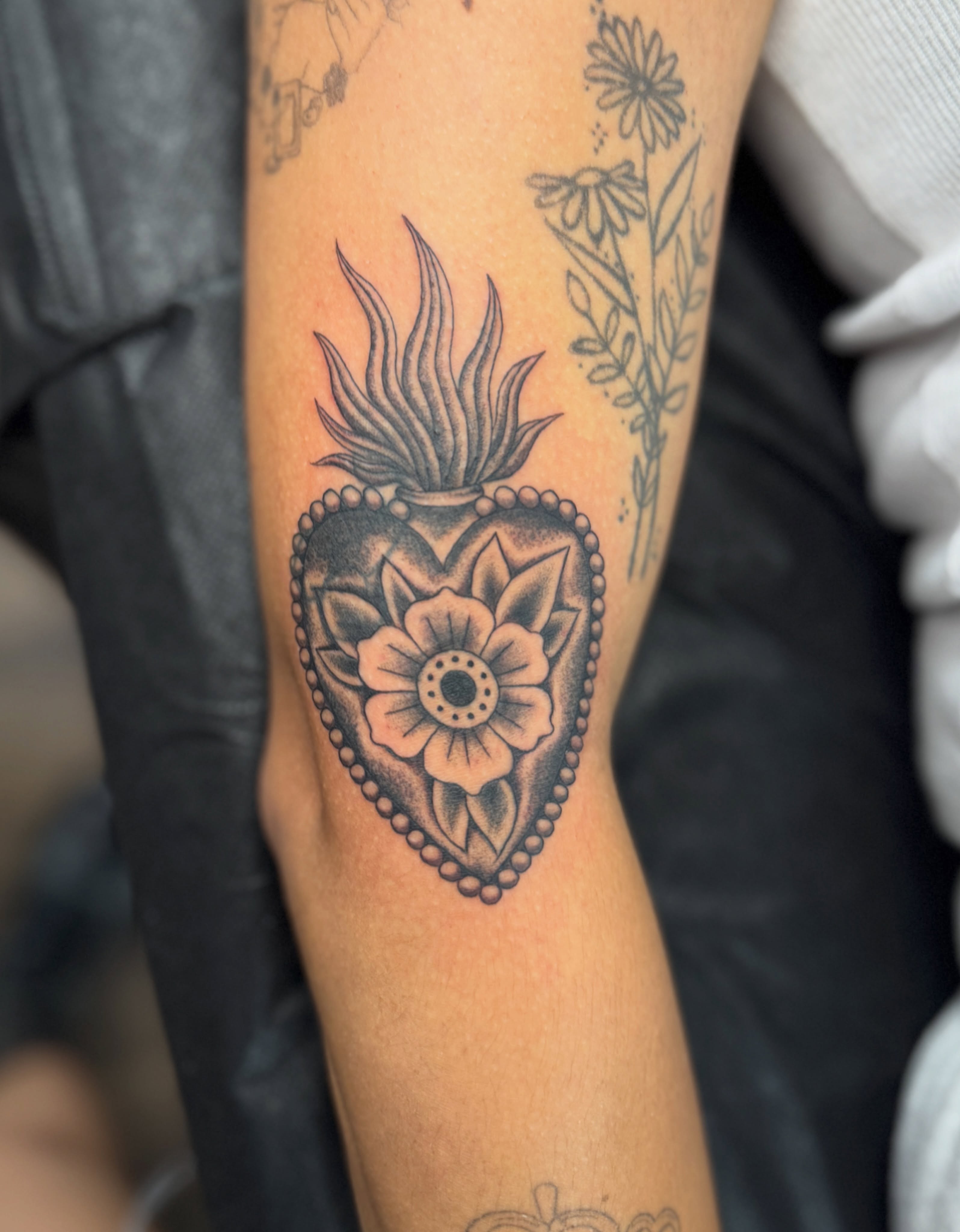 Tattoo by @starahtattoo — american_traditional, black_and_grey