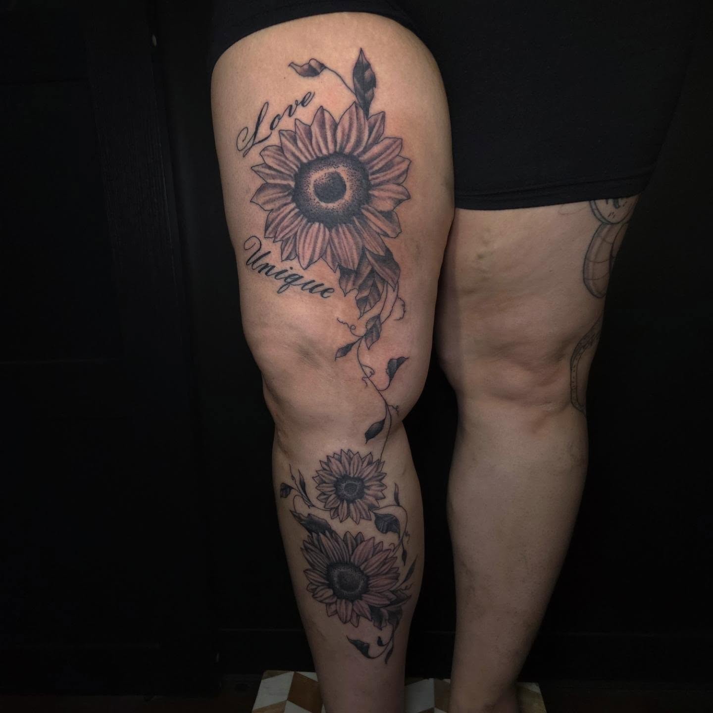 Tattoo by @buktat2 — black_and_grey