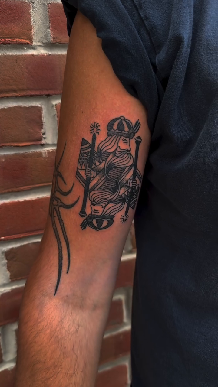 Tattoo by @goatnap — black_and_grey, realism