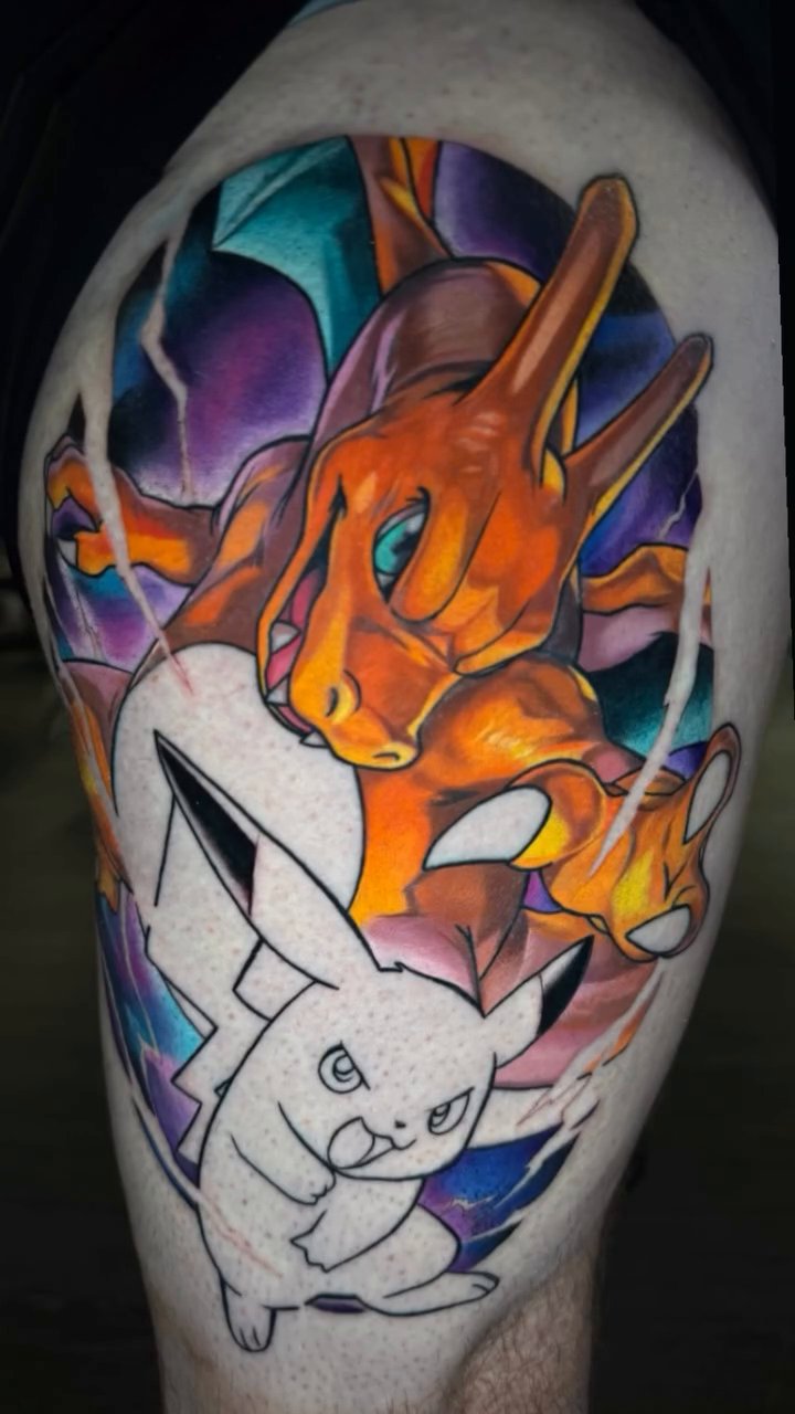 Tattoo by @dustinkaiser_tattoos — anime, neo_traditional