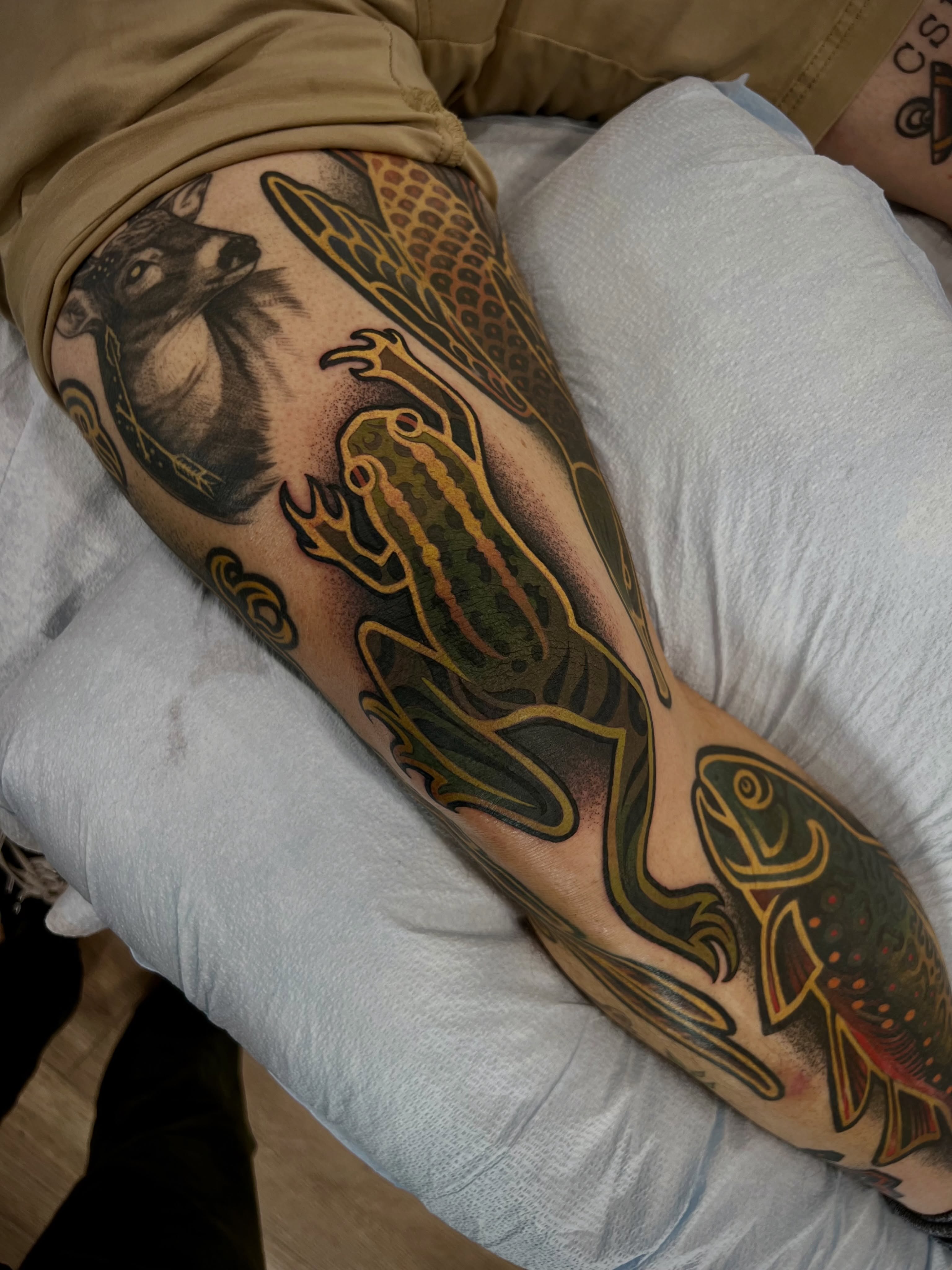 Tattoo by @handshakesnaketattoos — american_traditional