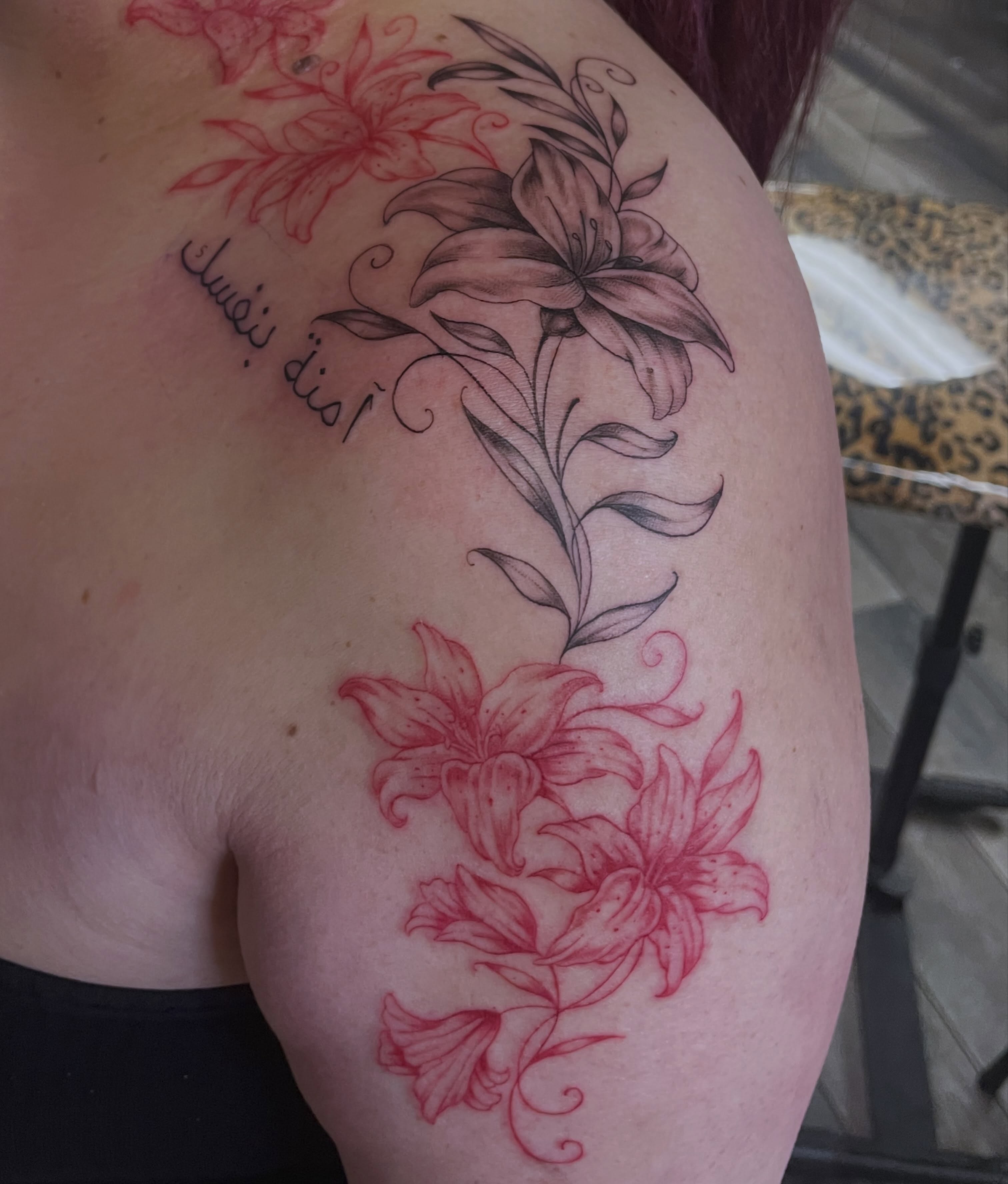 Tattoo by @tattoomebella β black_and_grey