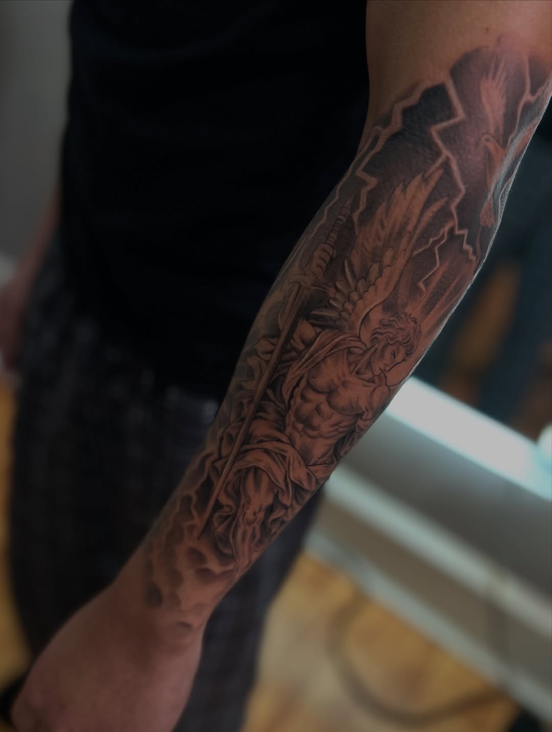 Tattoo by @302inkgod — realism, black_and_grey
