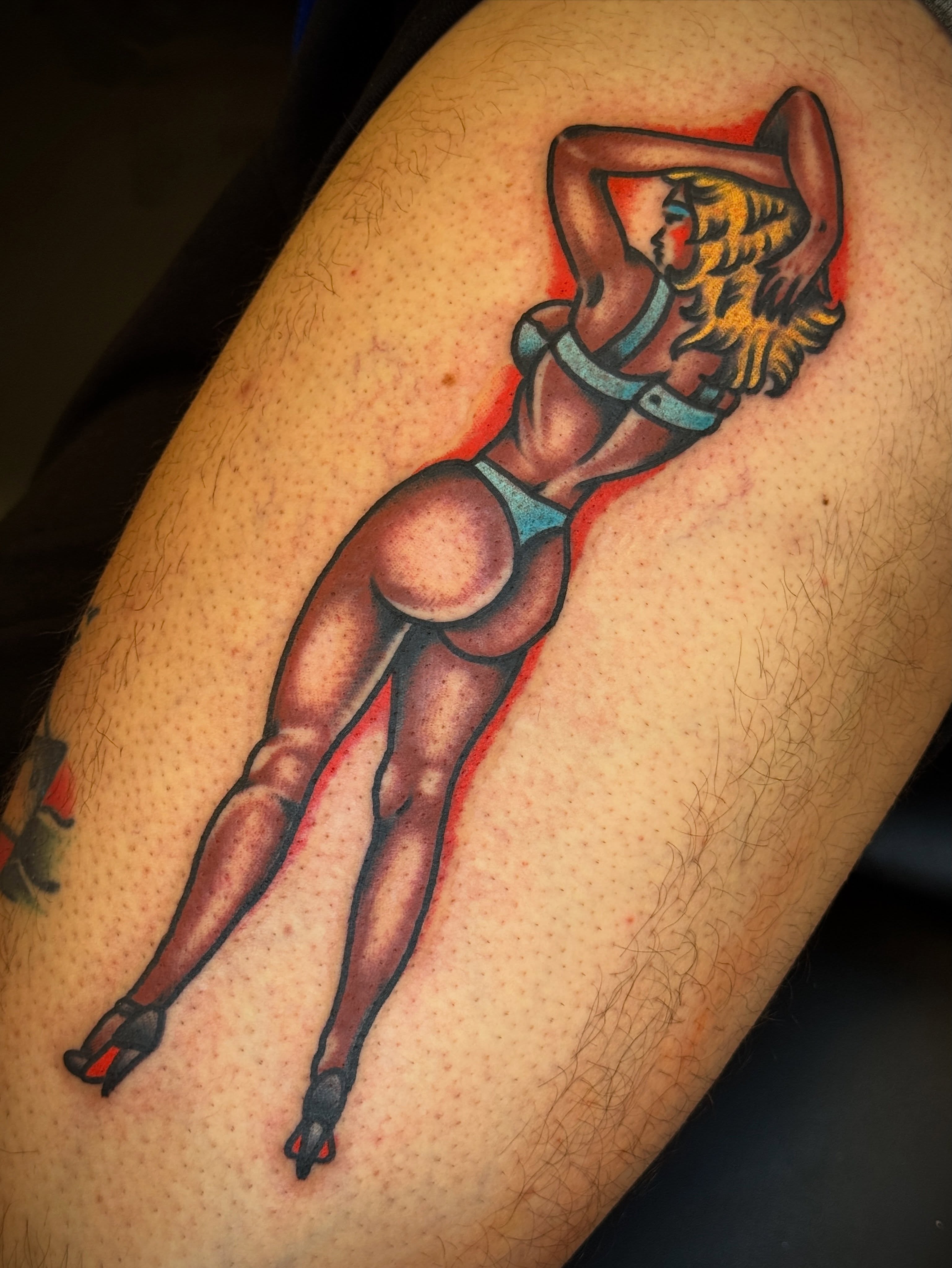 Tattoo by @trash.fires — american_traditional
