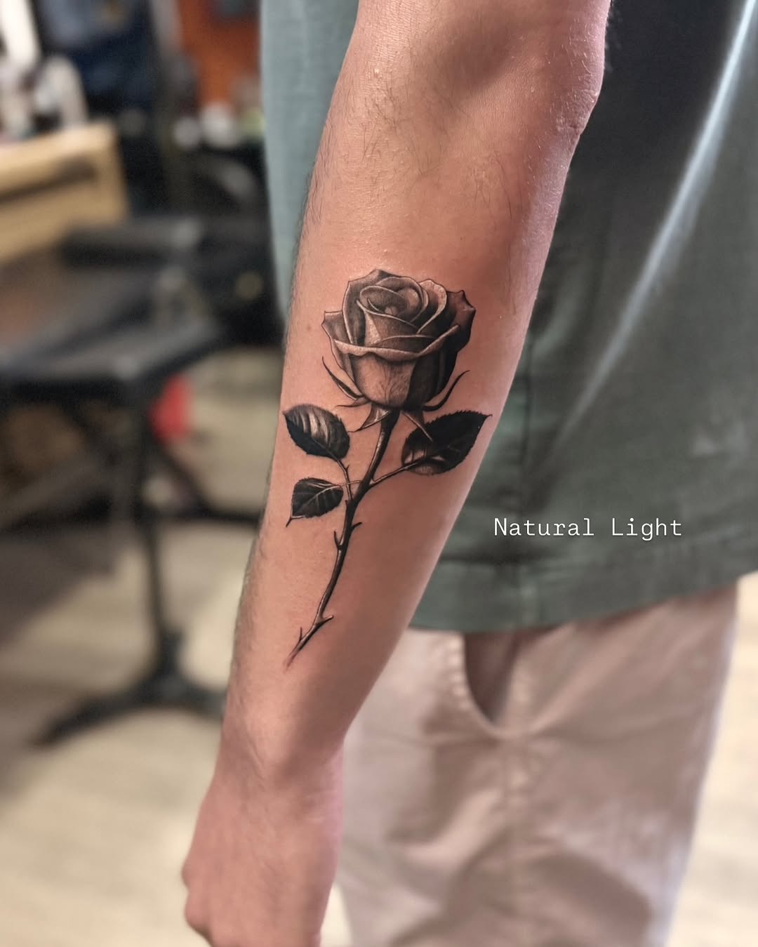 Rose dotwork tattoo on the forearm by ๐
๐๐๐๐ณ๐ฎ๐ฆ๐ข ๐๐๐ญ๐ญ๐จ๐จs