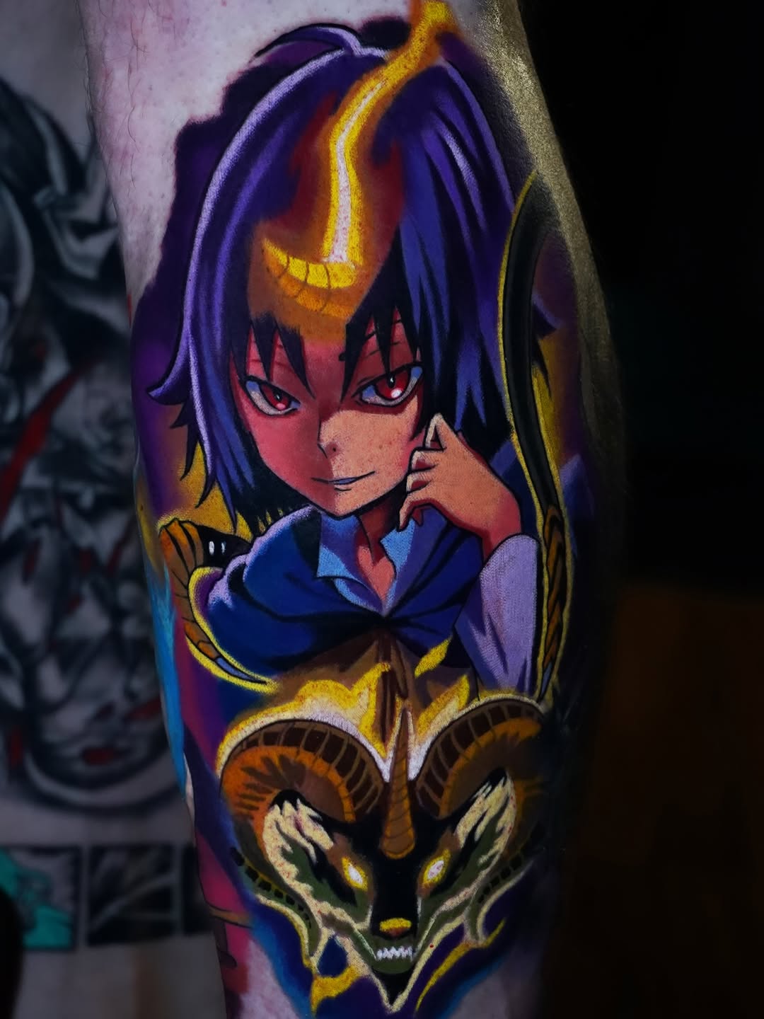 Tattoo by @stylebendingtattoos — anime, new_school