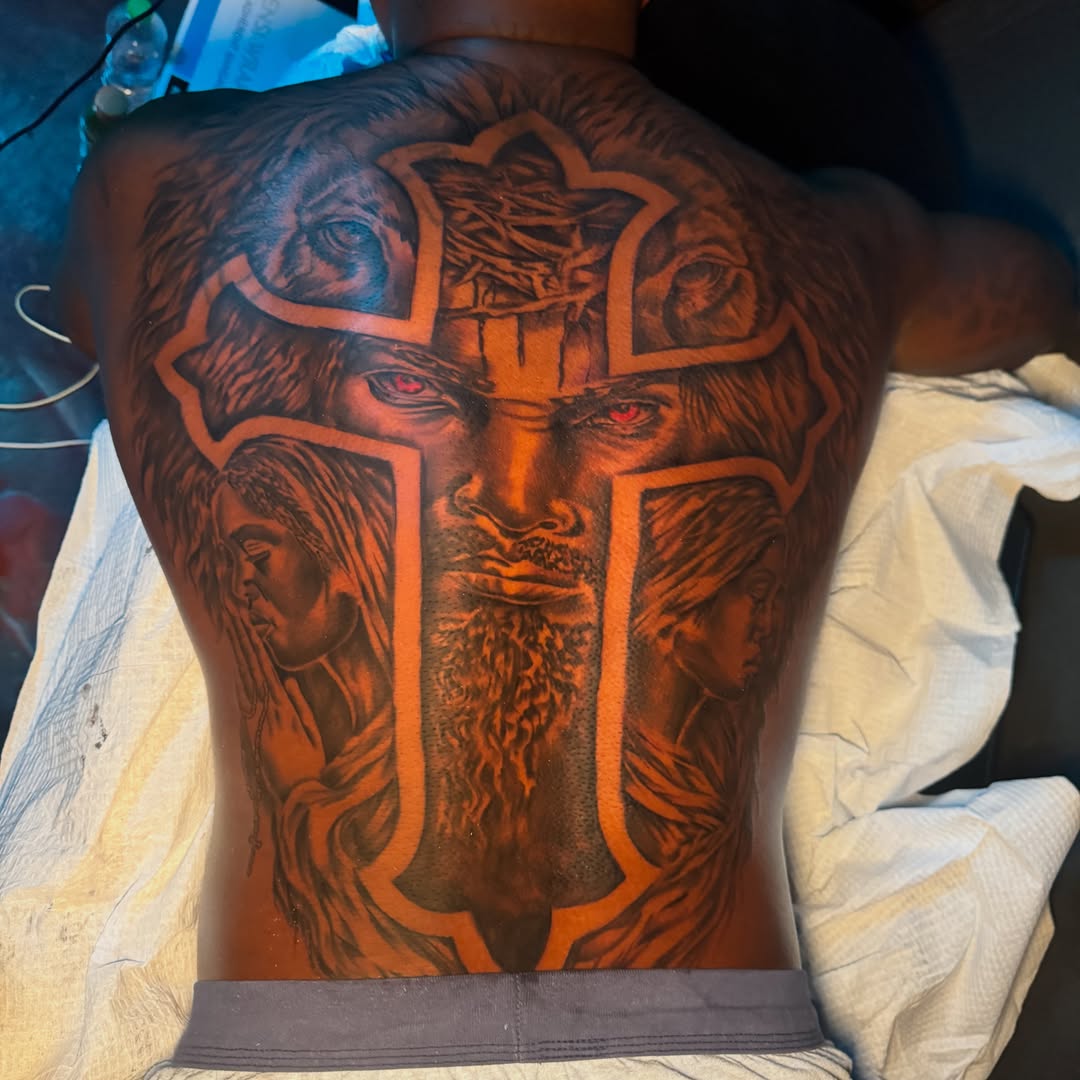 Tattoo by @focused_ink — realism, dark_realism