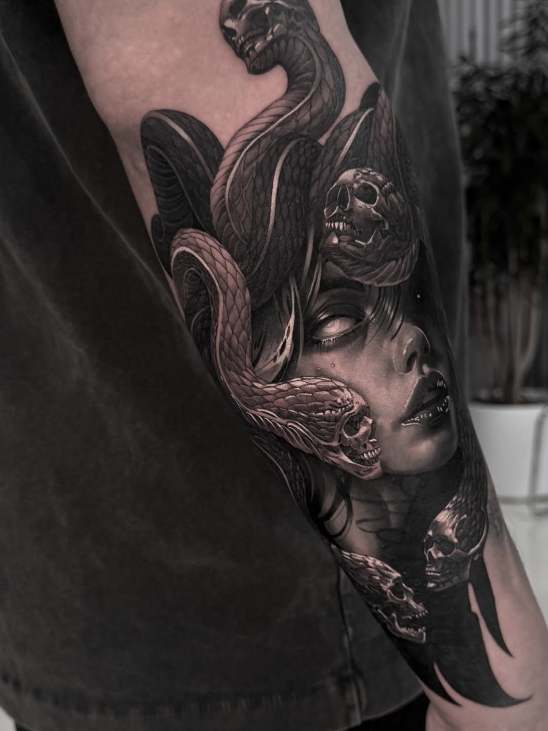 Tattoo by @_hello_vas โ dark_realism, black_and_grey