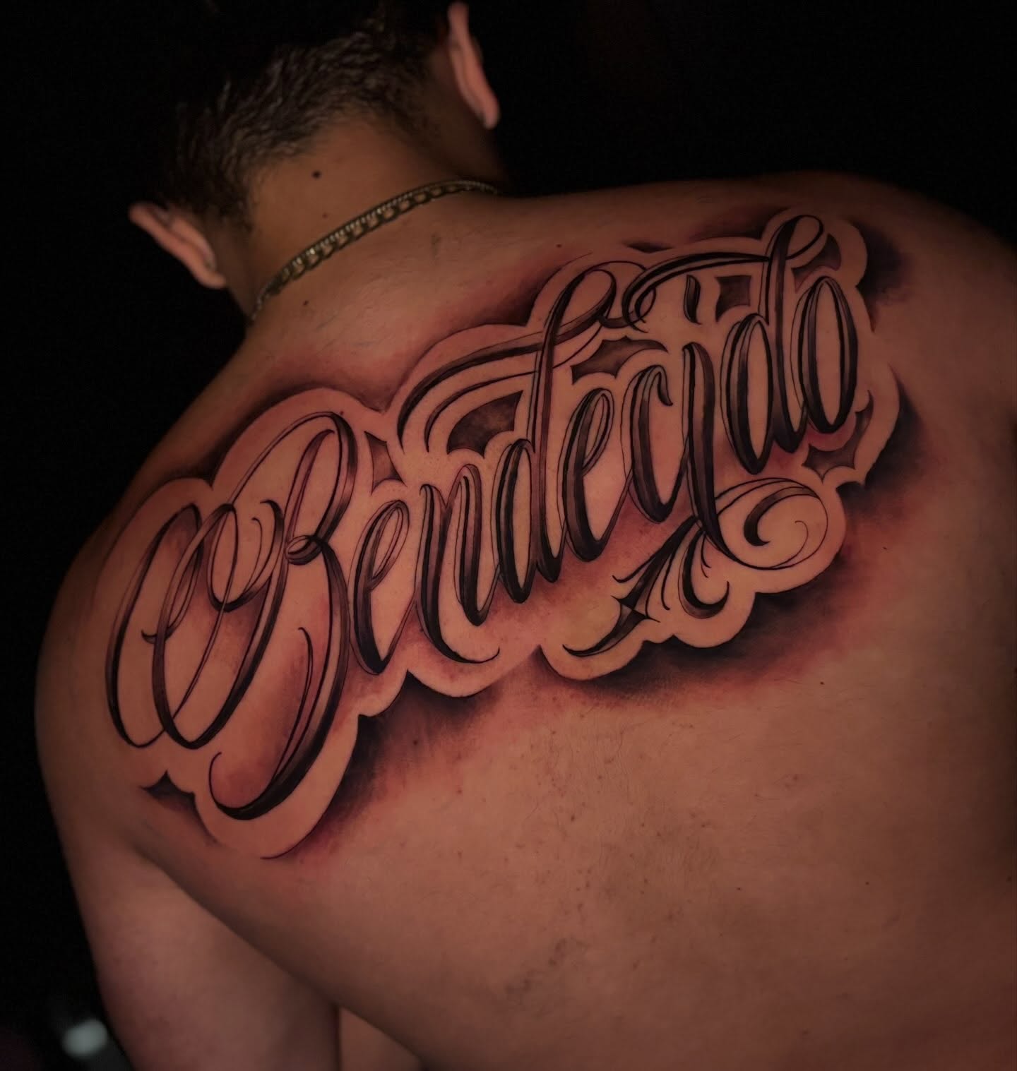 Tattoo by @bellabuonopanetattoos — lettering_script