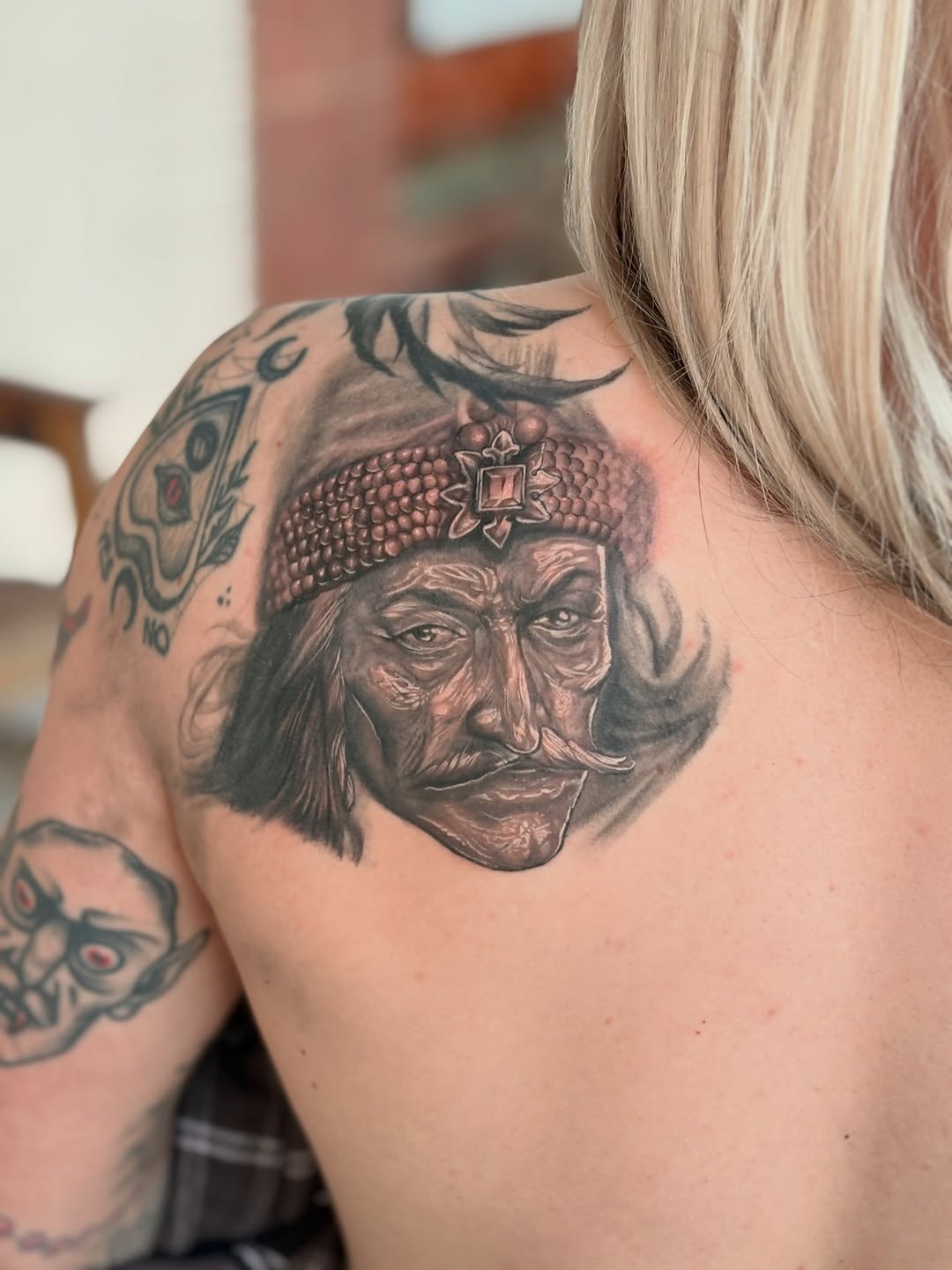 Tattoo by @sladesink — realism, black_and_grey