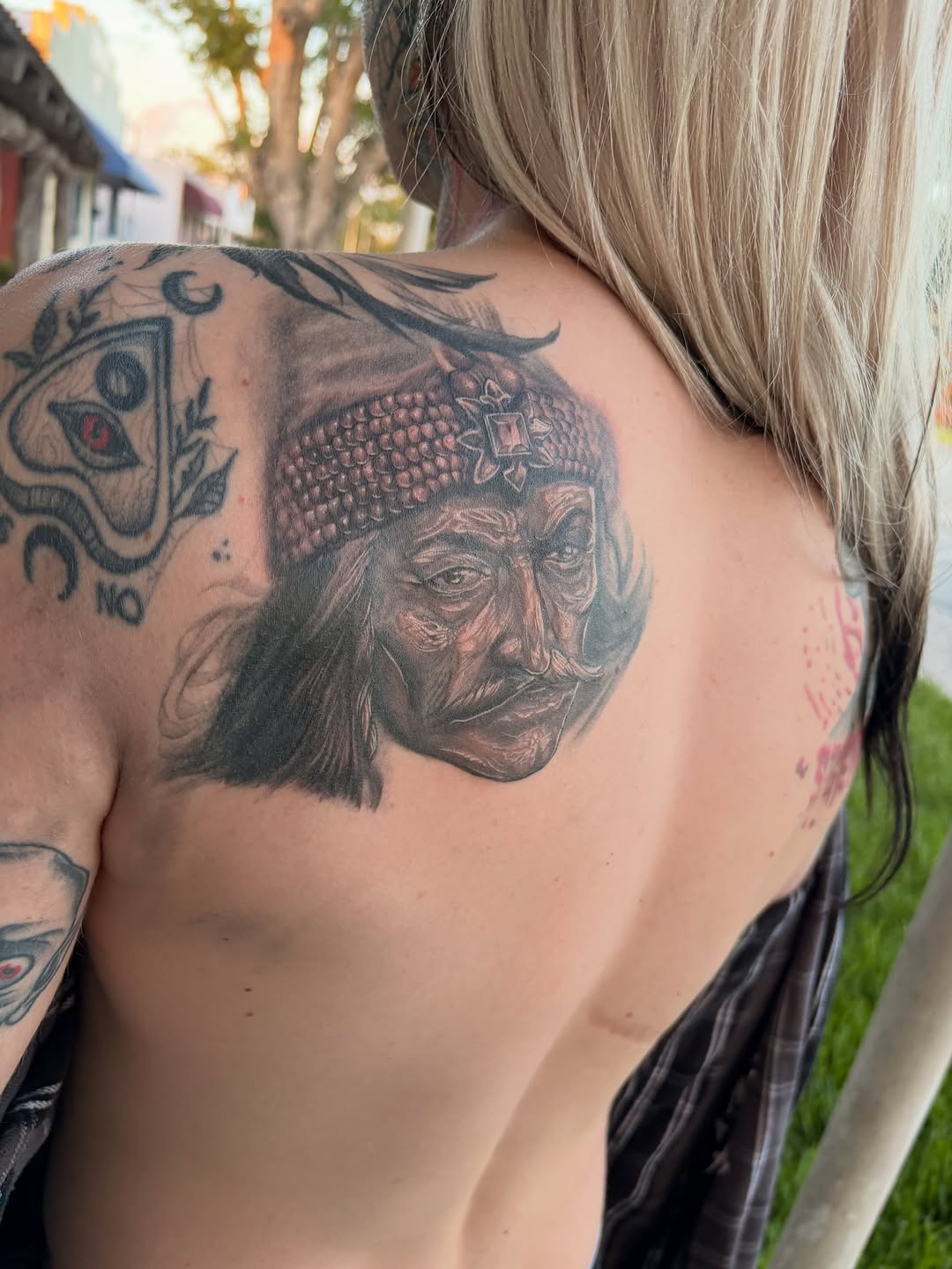Tattoo by @sladesink — realism, black_and_grey