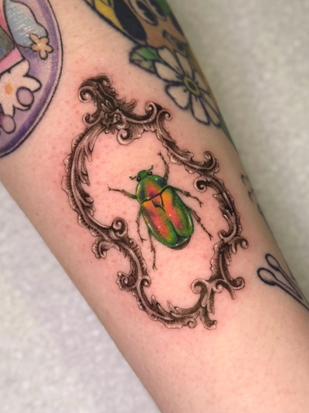 Tattoo by @ilovebluestattoos โ realism, ornamental