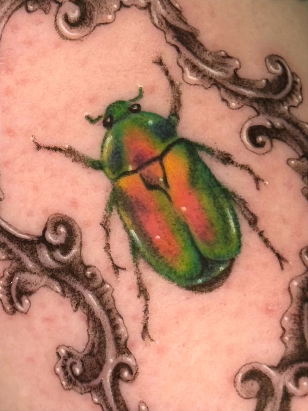 Tattoo by @ilovebluestattoos โ realism, ornamental