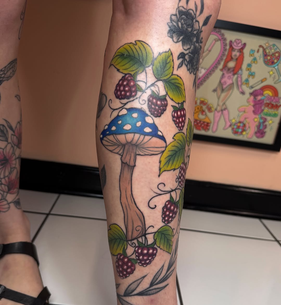 Tattoo by @crystal_rose_art_ — new_school, dotwork