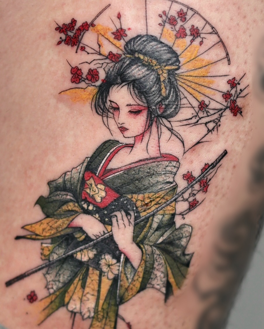Tattoo by @inkversetattooabi — japanese_irezumi, illustrative