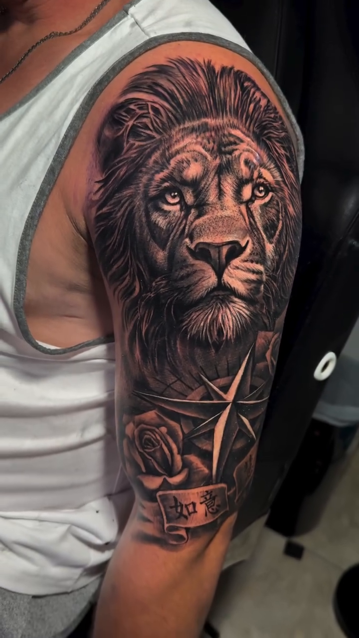 Tattoo by @luis_menesesart — realism, black_and_grey