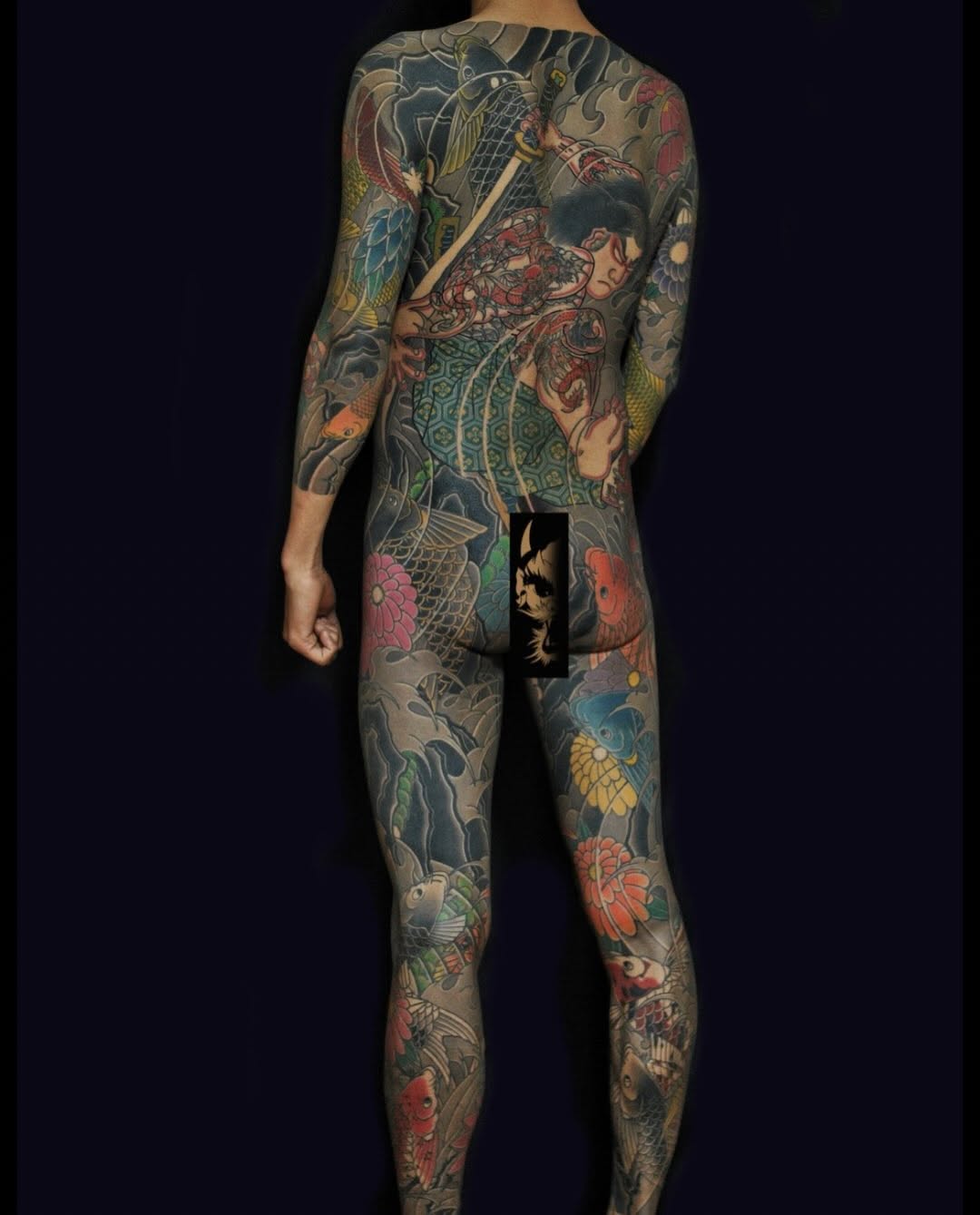 Japanese tattoo by Xiaojun Yin, Vancouver, British Columbia
